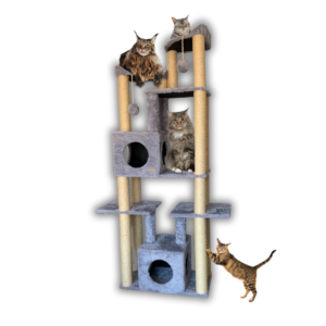 Arranhador Gigante Para Gatos Maine Coon Reforçado 225cm