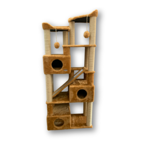 Arranhador do Gatão Max Familie Três Tocas – 194cm de Altura | Qualidade Super Premium