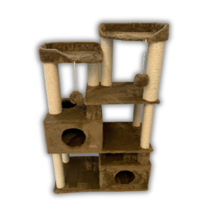 Arranhador do Gatão Duas Tocas – 134cm de Altura | Qualidade Super Premium