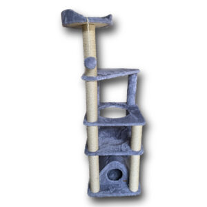Arranhador Big Torre com Casinha – 175cm de Altura | Gatos Exigentes