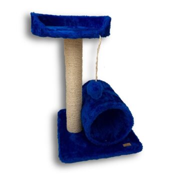 Arranhador Brincando de Esconde-Esconde Túnel de Pelúcia  – 70cm de Altura | Básico