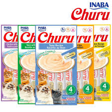 CHURU petisco para gatos (Kit C/ 4Tubets) 56g cd