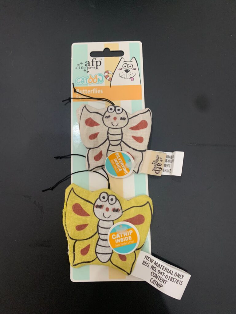 Brinquedo para Gatos Kit Catoon - Butterflies Catinip e Matatabi AFP