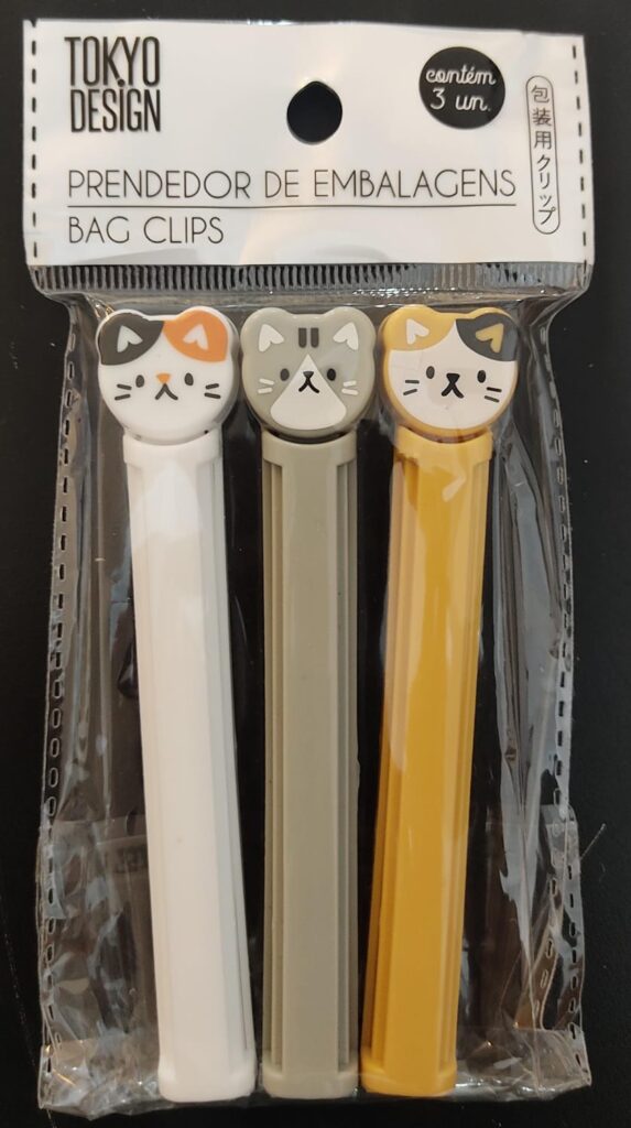 PRENDEDOR 3PCS GATO PLAST