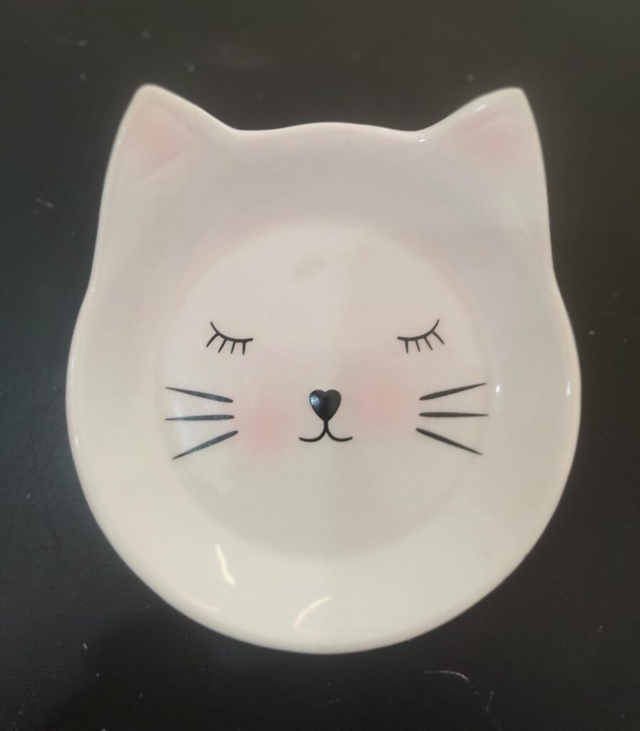 Potiche 13cm Gato Porcelana