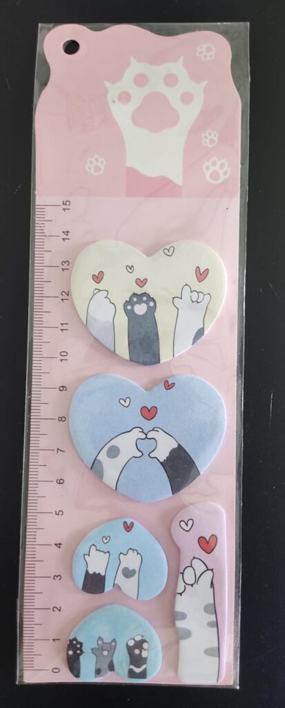 Bloco Adesivo Gato 21,7x6,7cm
